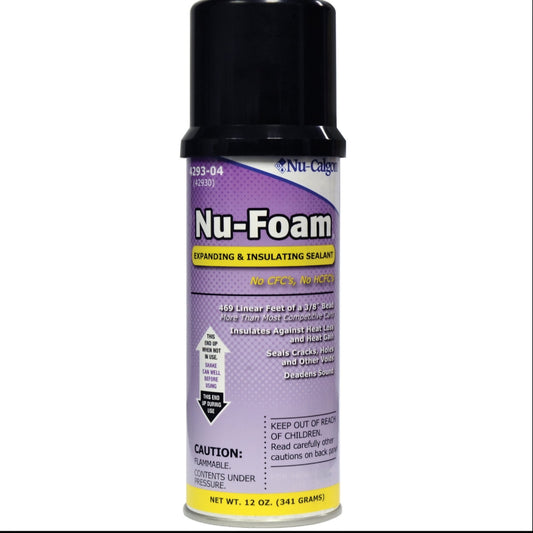 Nu-Foam Expanding and Insulating Sealant - 12 Ounce Aerosol