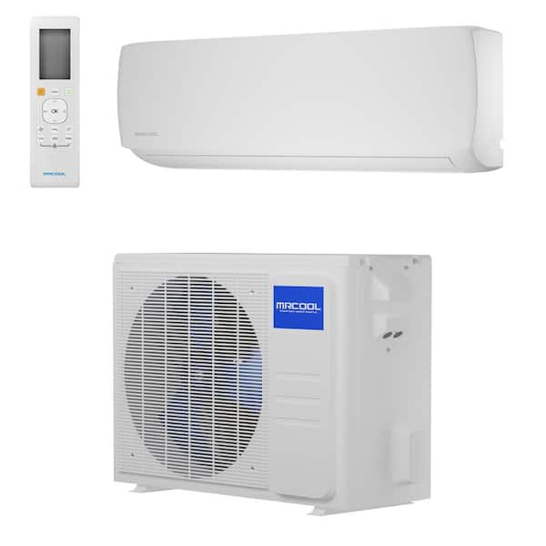 Easy Pro 18,000 BTU Heat Pump 1 1/2 Ton 18.5 SEER Ductless Mini Split ...