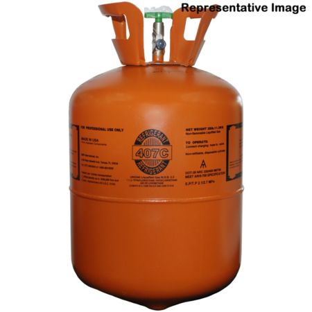 R407c Refrigerant 25 Pound Cylinder