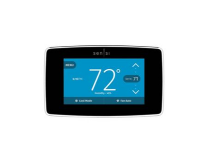 White-Rodgers 1F95U-42WFB - Sensi™ Touch Wi-Fi Thermostat, Black